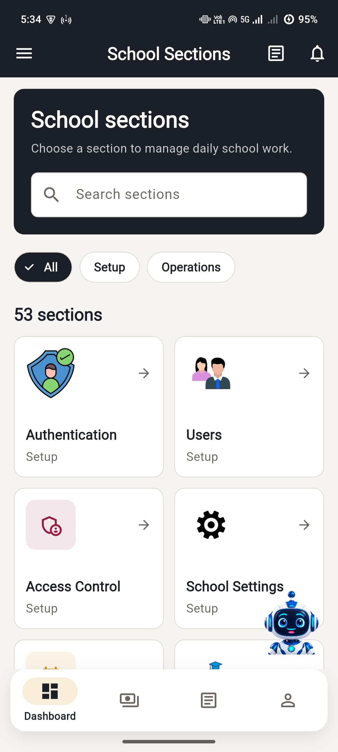 Set up school structure with confidence in the Mahantham School ERP app